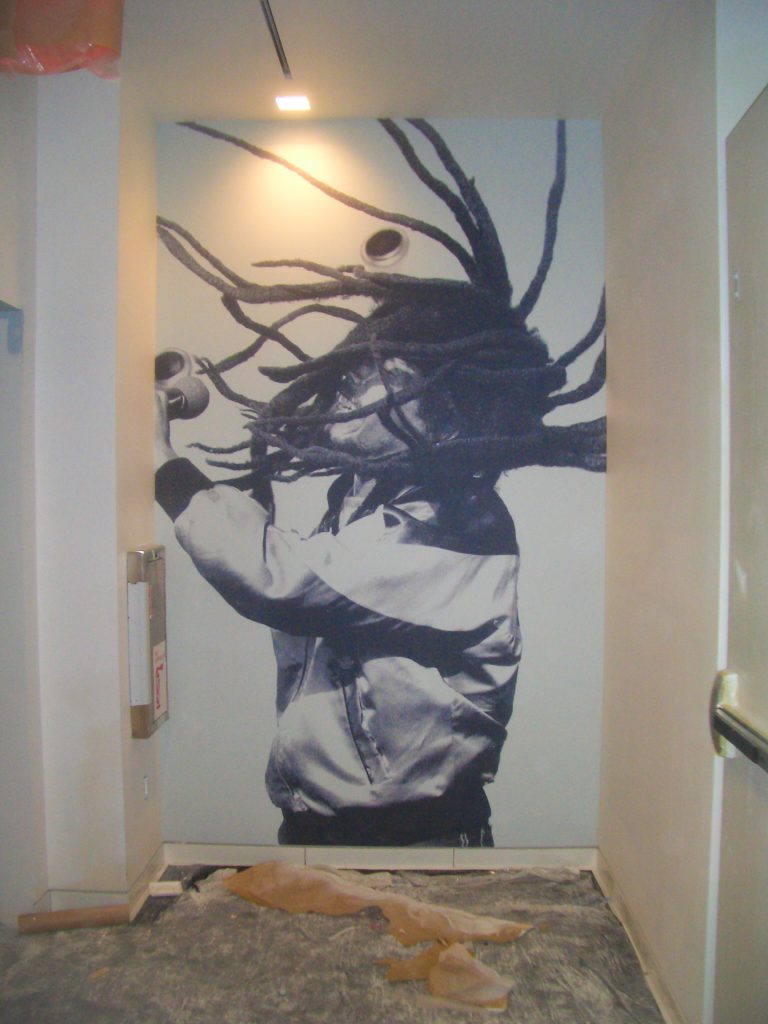 Bob Marley Feature Wall